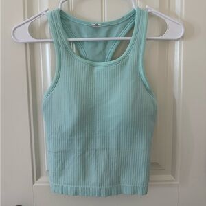 Lululemon Ebb to Street Cropped Tank (ideal mint)